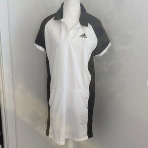 Adidas Black and White Golf  Polo Dress NWOT